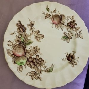 Vintage Harvest Time Fruit Plate